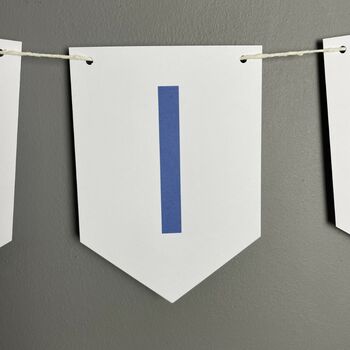 Forty Birthday Party Banner Bunting Decoration, 5 of 12