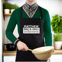 Personalised BBQ And Grill Black Apron, thumbnail 3 of 3