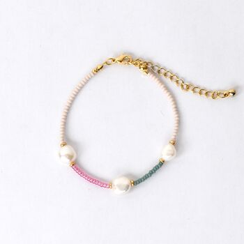 Santorini Pearl And Beaded Necklace, 5 of 9