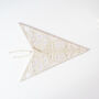 Handmade Neutral Paper Star Lamp Shade, thumbnail 5 of 5