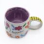 'Absolutely No Idea' Floral Ceramic Cup, thumbnail 4 of 6