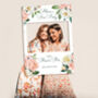 Dusky Floral Hen Party Sign And Photobooth Frame, thumbnail 3 of 4