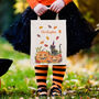 Personalised Halloween Black Cat Trick Or Treat Tote Bag, thumbnail 2 of 4