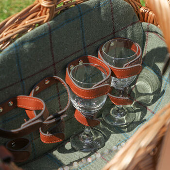 Personalised Traditional Oval Picnic Hamper, 6 of 9