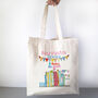 Personalised Love To Read Book Bag, thumbnail 1 of 7