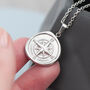 Personalised Men's Compass Amulet Necklace, thumbnail 7 of 12