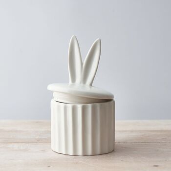 White Bunny Ears Storage Pot, 3 of 5