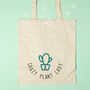 'Crazy Plant Lady' Personalised Ethical Tote Bag, thumbnail 3 of 5