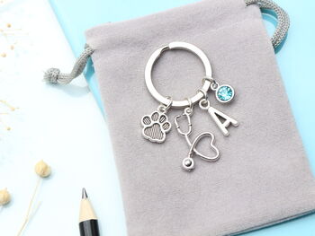 Personalised Veterinary Keyring Vet Thank You Gift, 9 of 11