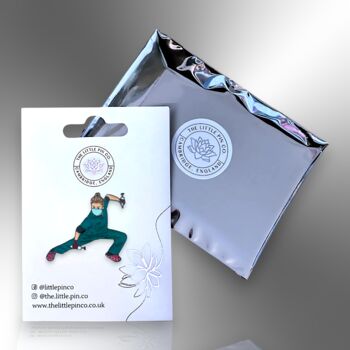 Large Surgeon Doctor Nurse Nhs Medical Staff In Scrubs Pin, 5 of 8