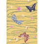 Japanese Yellow Butterfly Print, thumbnail 2 of 2