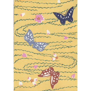 Japanese Yellow Butterfly Print, 2 of 2