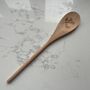 Personalised Engraved Wooden Cooking Baking Spoon Kitchen Utensil, thumbnail 6 of 7