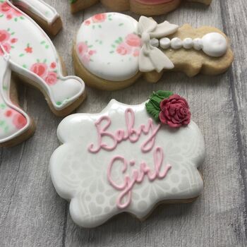 Personalised Floral New Parents Biscuit Gift, 4 of 4