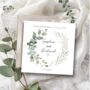 On Your Wedding Day Floral Greenery Card, Mr And Mrs Wedding Card, thumbnail 1 of 2