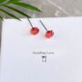 July Birthstone Earrings Gift For Her Birthday, thumbnail 1 of 4
