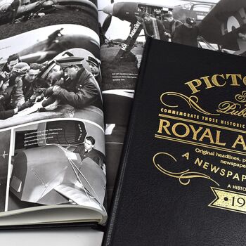 Raf Royal Air Force Personalised Deluxe History Book, 5 of 7