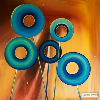 Life In Circles Original Painting On Canvas, 3 of 12