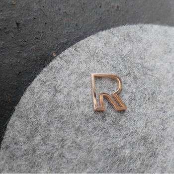 Personalised Rose Gold Initial Letter Charm Necklace, 3 of 10