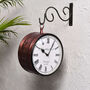 Elegant Vintage Style Railway Wall Clock, thumbnail 3 of 6