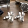 Personalised Ski Cufflinks, thumbnail 3 of 8
