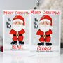 Grandchildren Christmas Card Reindeer Or Santa, thumbnail 5 of 11