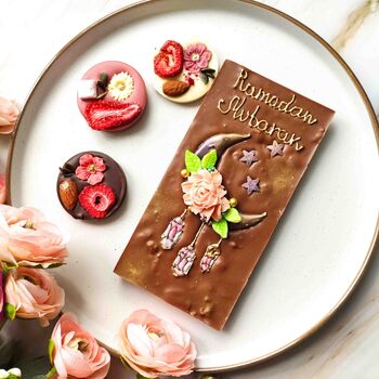 Eid Mubarak Chocolate, Vegan Personalised Ramadan Gift, 7 of 9