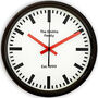Personalised Message Swiss Clock, thumbnail 2 of 4