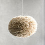 Light Brown Goose Feather Pendant Lampshades, thumbnail 2 of 11