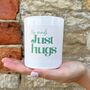 No Words, Just Hugs Heart And Candle Gift Set, thumbnail 2 of 8