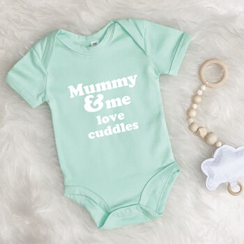 Mummy And Me Love… Personalised Babygrow, 2 of 7
