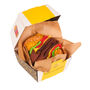 Christmas Gift Bundle Pack:Burger And Fries Socks, thumbnail 2 of 7