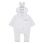 Personalised Baby Bunny Fleece All In One, thumbnail 4 of 9