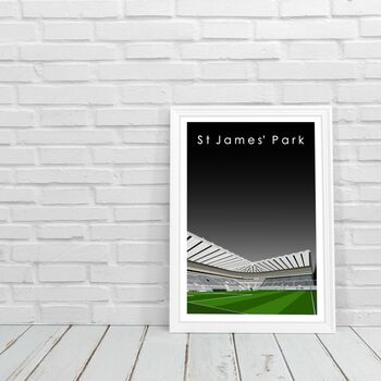 Newcastle United 'St James' Park' Stadium Print Poster, 2 of 2