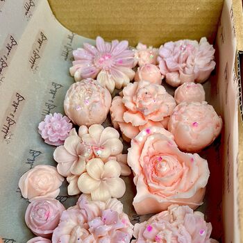 Handmade Box Of Flower Garden Soy Wax Melts, 8 of 12