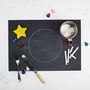 Chalkboard Christmas Dinner Placemat Sheets, thumbnail 3 of 8