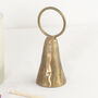 Cow Bell Style Brass Candle Snuffer, thumbnail 1 of 11