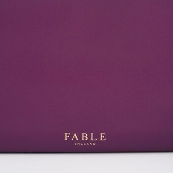 Floral Engravings Plum Crossbody Handbag, 7 of 8