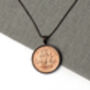 1946 80th Birthday Half Penny Coin Pendant Gift, thumbnail 4 of 5