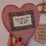 Liberty London Personalised Fabric Hearts, thumbnail 2 of 8