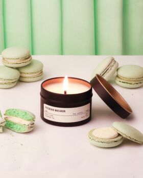 Pistachio Macaron Scented Candle, 2 of 2