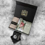 Mens Luxury Paisley Pastel Green Tie Gift Box Set, thumbnail 1 of 6