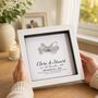 Personalised 25th Anniversary Gift Framed Silver Bow, thumbnail 3 of 11
