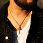 Mens Gold Plated Vintage Cross Necklace Steel Pendant, thumbnail 6 of 10