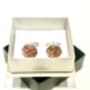 Resin, Silver, Copper Cufflinks, thumbnail 6 of 6