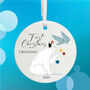 Personalised 1st Christmas Bauble For Grandad / Daddy, thumbnail 2 of 2