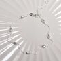 Sterling Silver Dew Drop Anklet, thumbnail 9 of 10