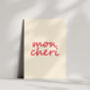 Mon Cheri French Typography Poster, thumbnail 4 of 5
