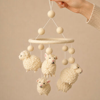 Handmade Felt Baby Cot Mobiles Baby Room Decor, 12 of 12