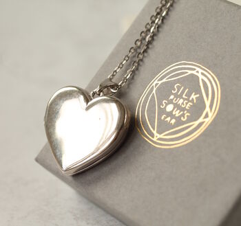 Sterling Silver Heart Personalised Locket With Photos, 12 of 12
